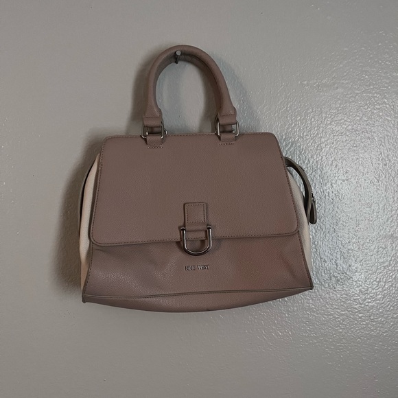 Nine West Brown Satchel with Top Handle - Picture 1 of 9